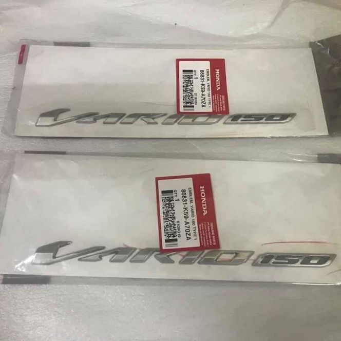 [HCM]cặp tem chữ nổi Vario 150
