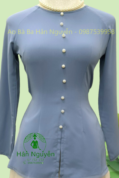 (Áo Lẻ) ÁO BÀ BA LỤA TRƠN TẮM Ý DÂY KÉO
