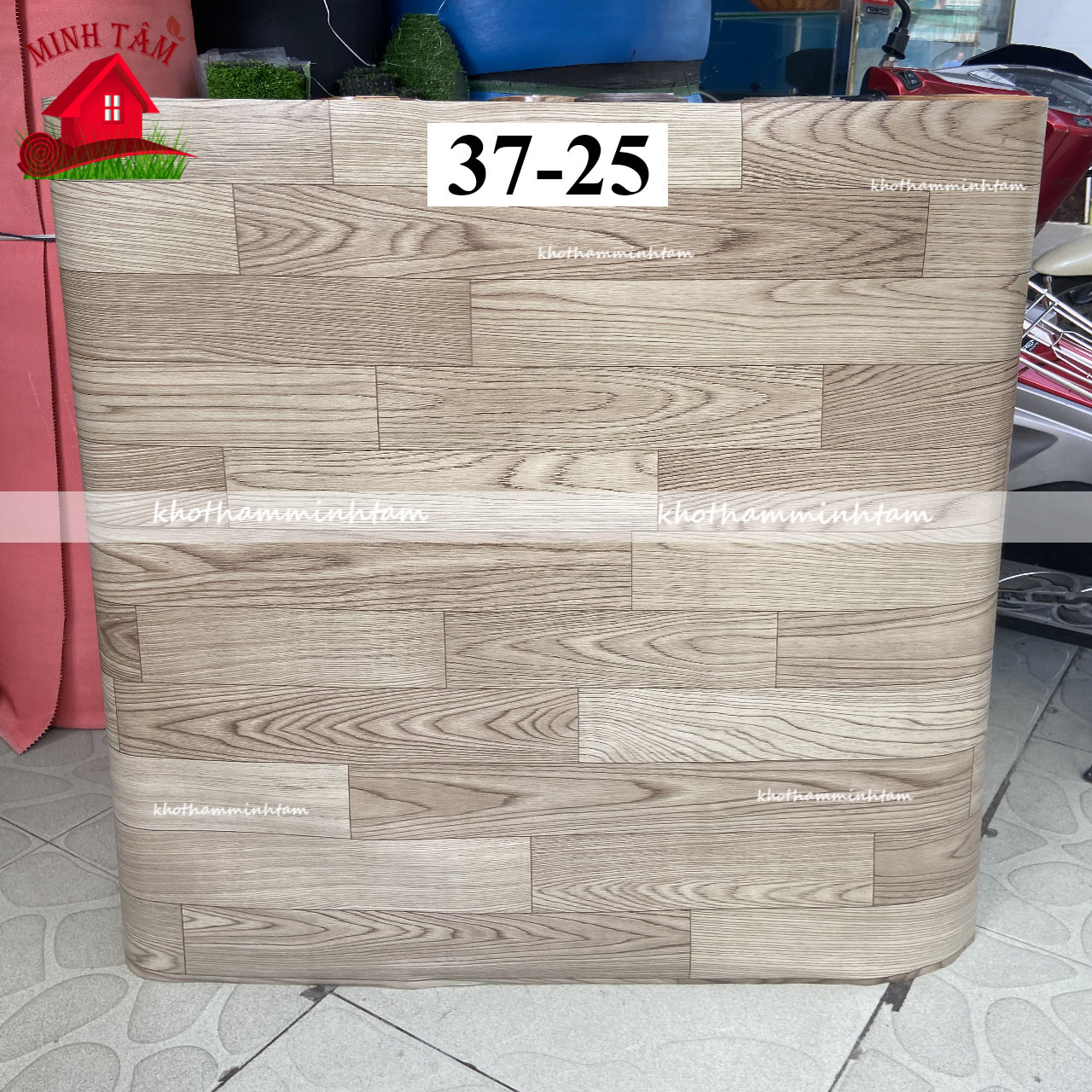 [HCM] [1mx1m] Thảm nhựa simili vân gổ vân gổ dày 0.5mm