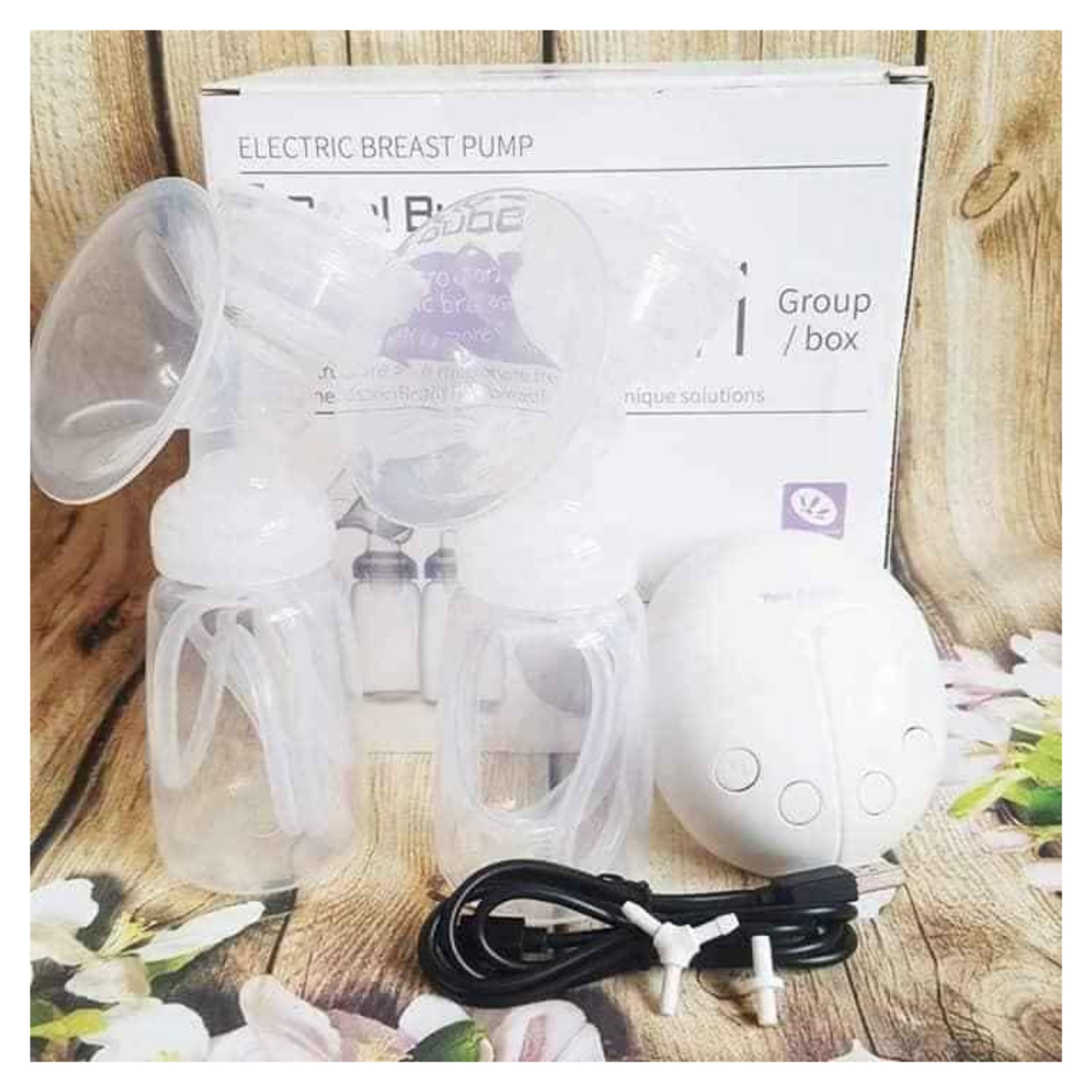 Máy Hút Sữa Điện Đôi Real Bubee Xuất Anh