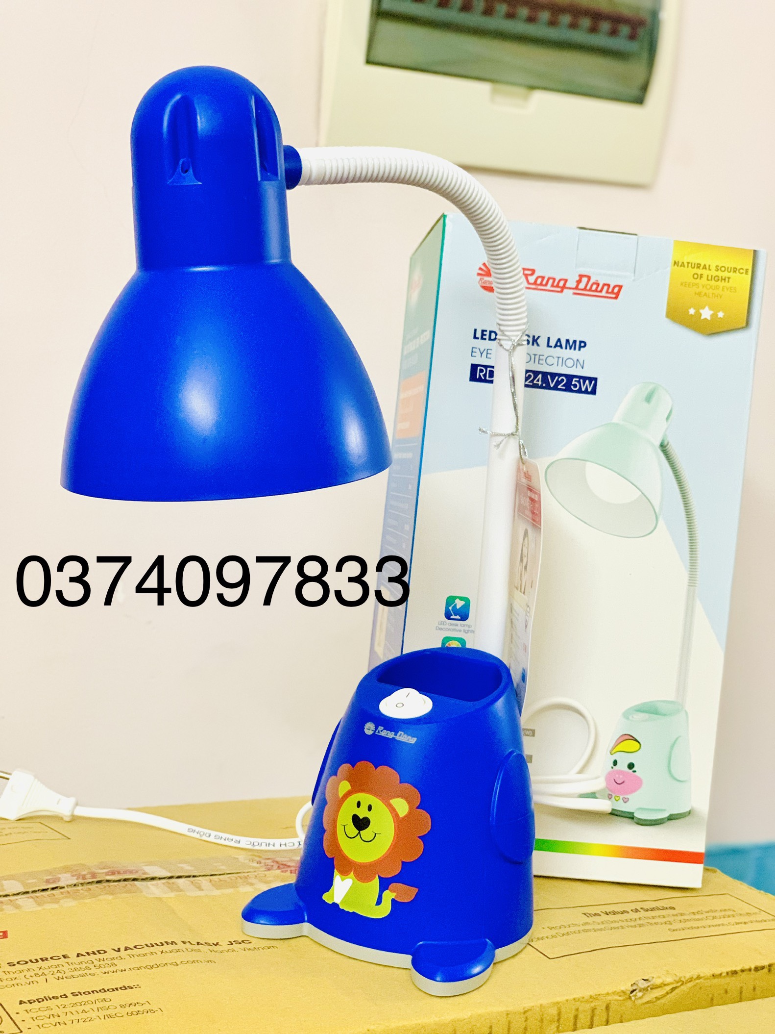 Đèn bàn Bảo vệ Thị lực Rạng Đông Model: RD-RL-24.LED