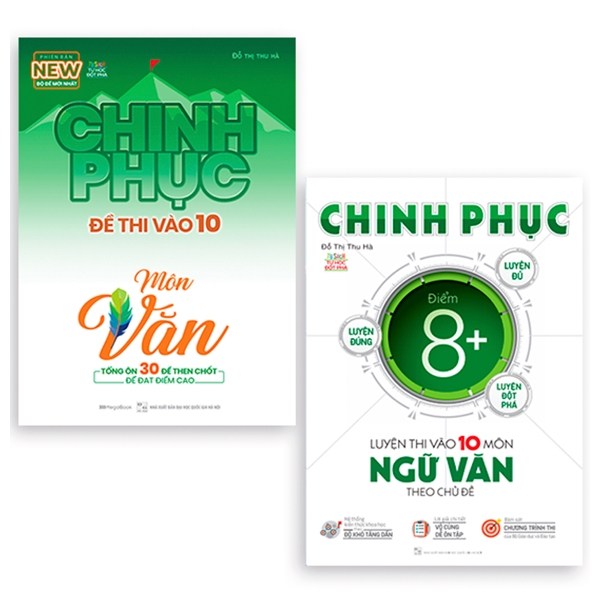Fahasa - Bộ Sách Chinh Phục Toàn Diện Môn Văn Kỳ Thi Vào 10 (Bộ 2 Cuốn)
