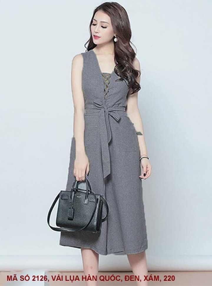 Jumpsuit Dự Tiệc Cá Tính – MS 2126 – Thắt Dây Ngực, Quần Lửng Có Túi Tiện Dụng | MYDU SHOP