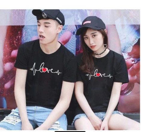 Áo đôi,cặp, tình yêu nam nữ áo tình nhân giá sĩ tận gốc chất cotton mịn mát có size ngoại cỡ big size .
