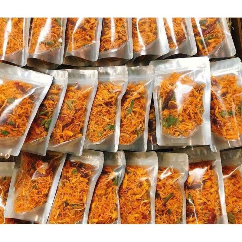 200gr* khô gà lá chanh cay ngon