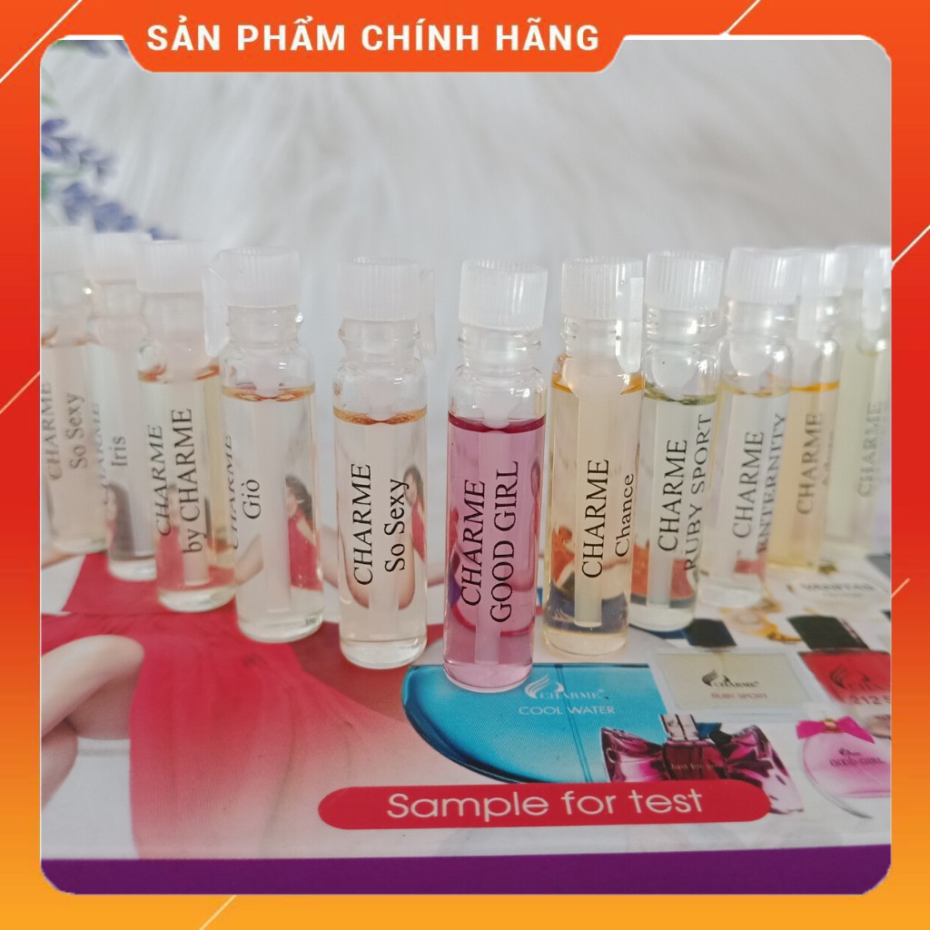 Bộ test nước hoa 30 mùi 1ml