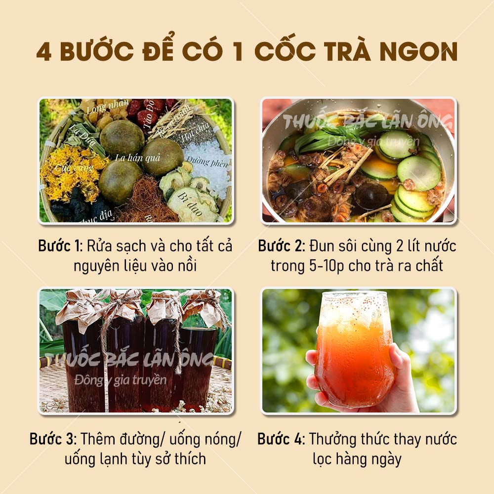 Trà sâm bông cúc, set nấu 3-4 lit đủ vị, trà mát gan,thanh nhiệt, giải khát, tặng kèm hạt chia