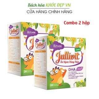 Combo 2 hộp Jullivit bổ sung vitamin tổng hợp cho bé giúp bé ăn ngon - Hộp 20 ống siro thumbnail