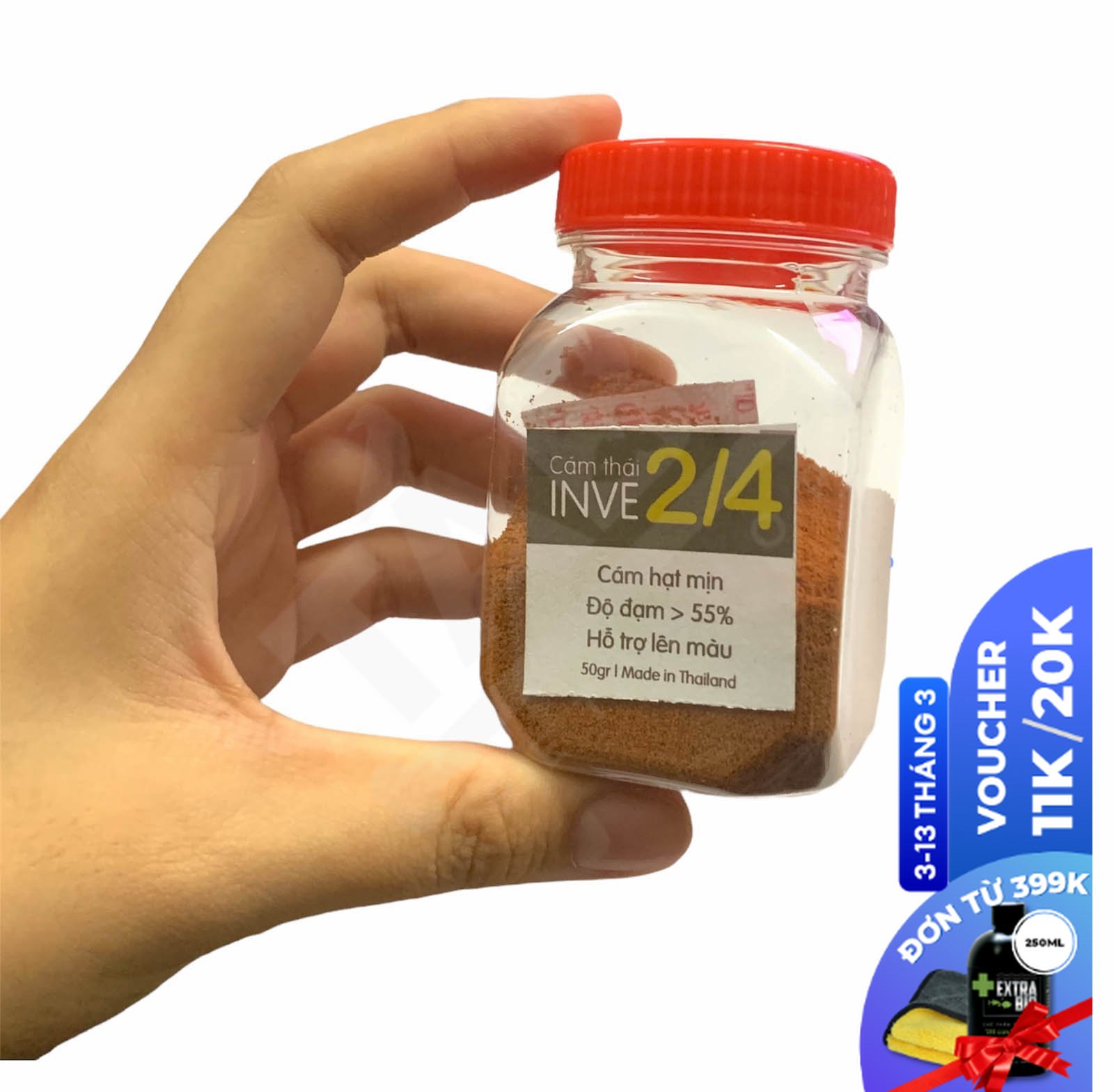 Hủ 50g Thức Ăn Cá Cám Thái Inve 2/4 Cho Cá Beta Guppy Vàng...