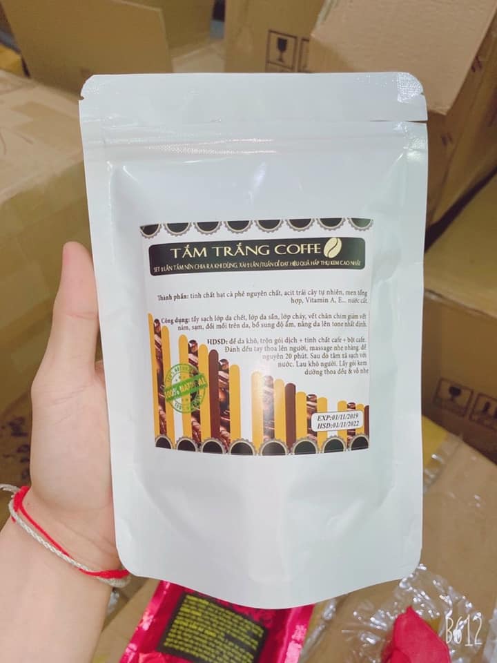 Combo 10 - tắm trắng cà phê - tắm trắng cafe