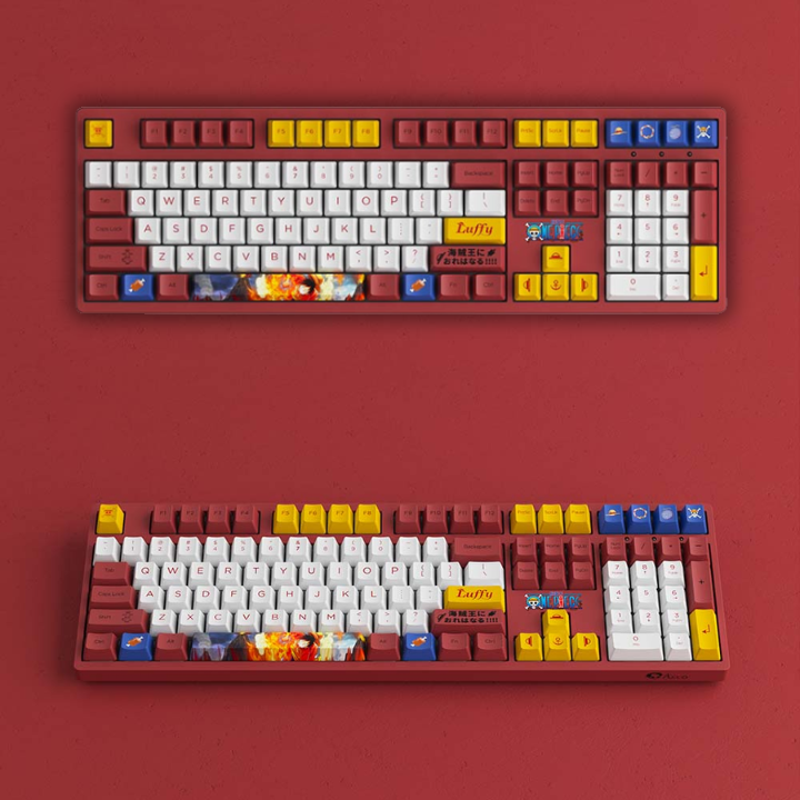 One piece Akko 3108 RF mechanical keyboard one piece-Luffy/3108 RF Dragon Ball Z-Goku-authentic
