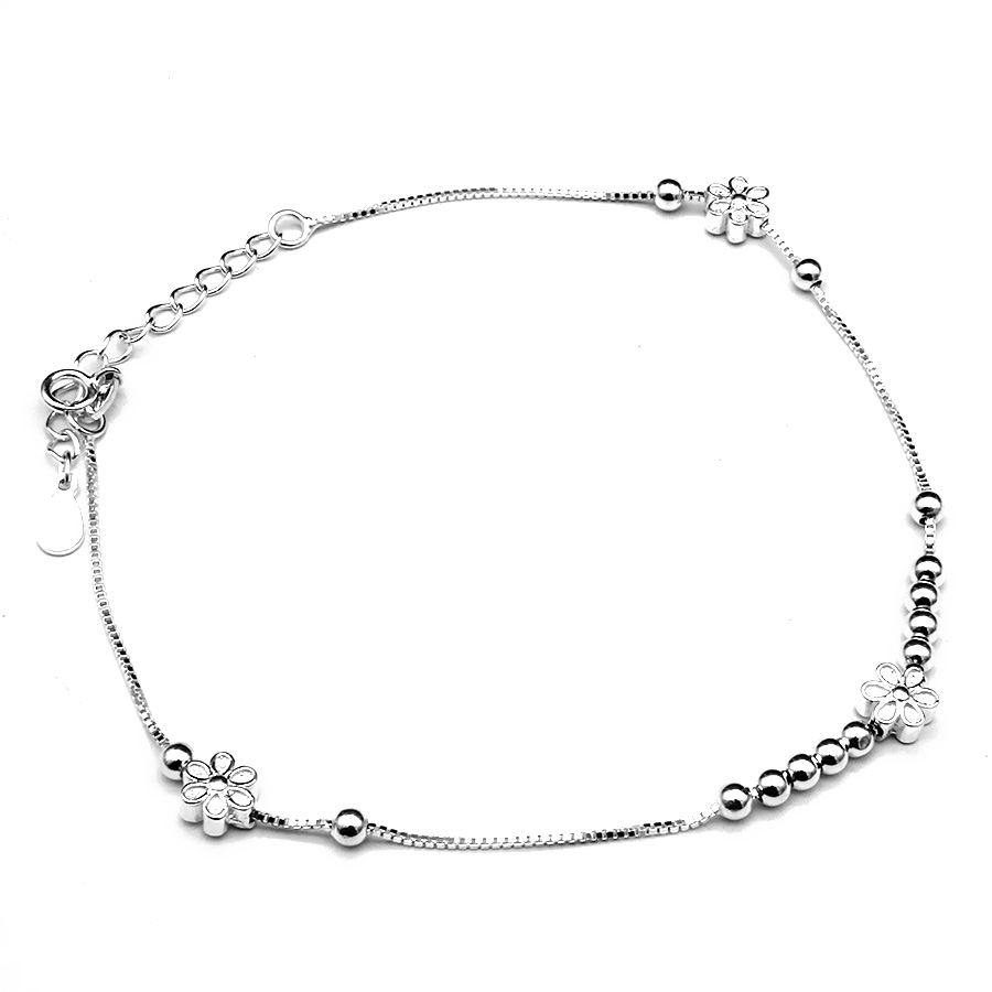 Lắc chân nữ bạc hiểu minh lc197 bạc ý