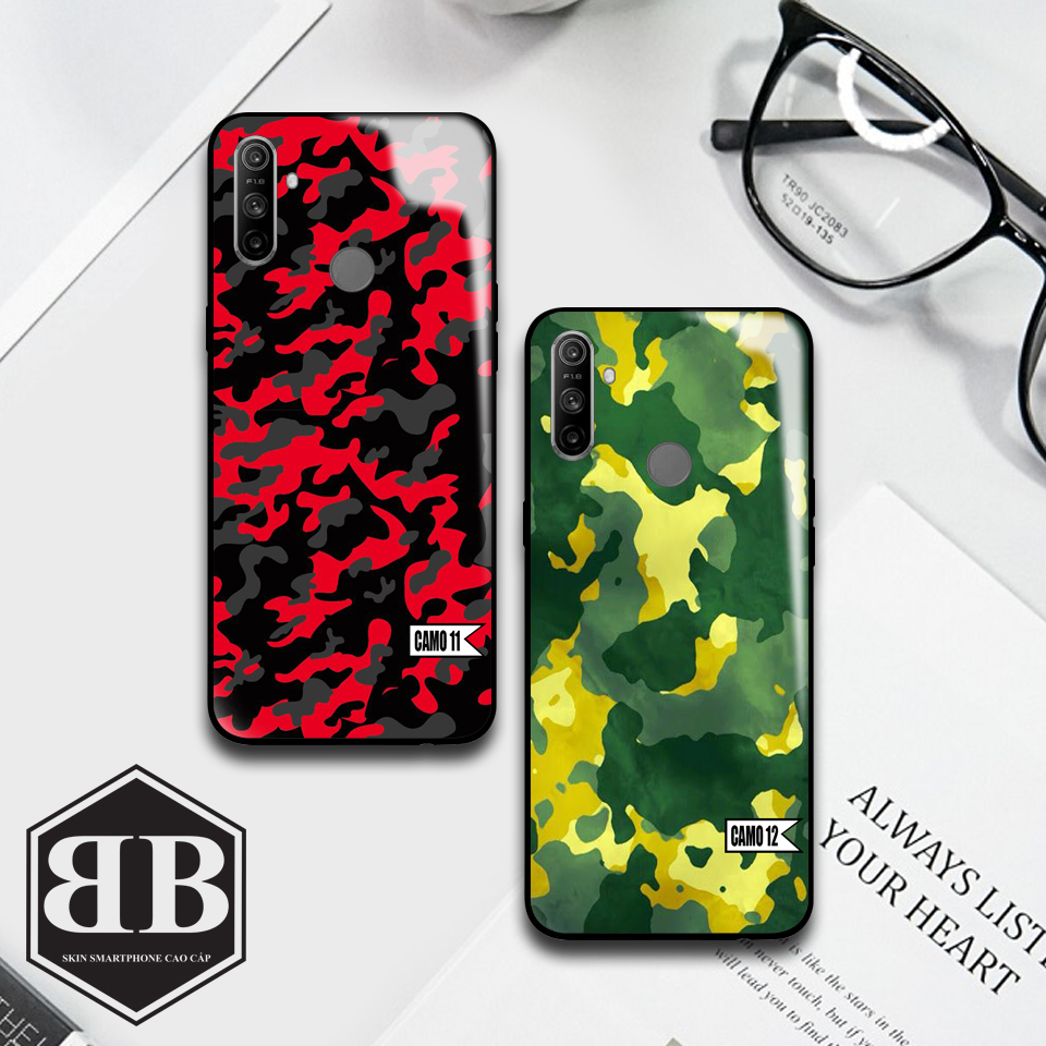 Ốp lưng kính cường lực Realme C3 nhiều mẫu hình cá tính cho nam