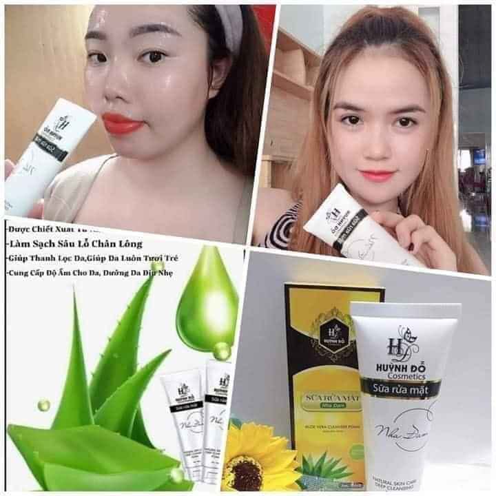 Sửa rửa mặt nha đam Huỳnh Đỗ