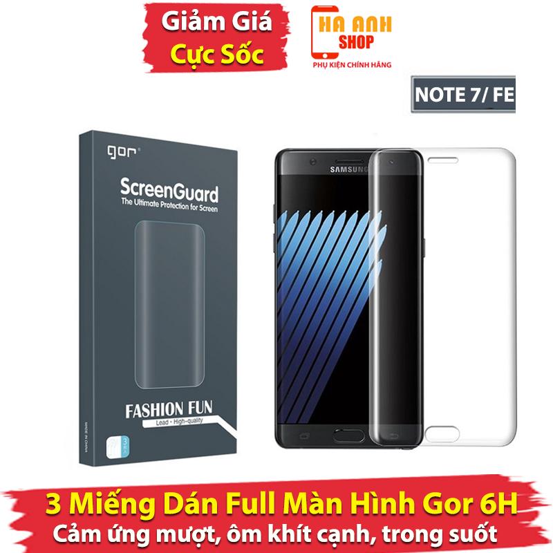 Miếng dán màn hình Note FE Full màn hãng Gor