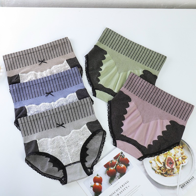 Set 5 quần lót hoàng hậu thông hơi, kháng khuẩn nâng mông h980y