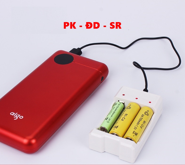 Bộ Sạc Pin Đa Năng 3 Khe - Siêu Rẻ