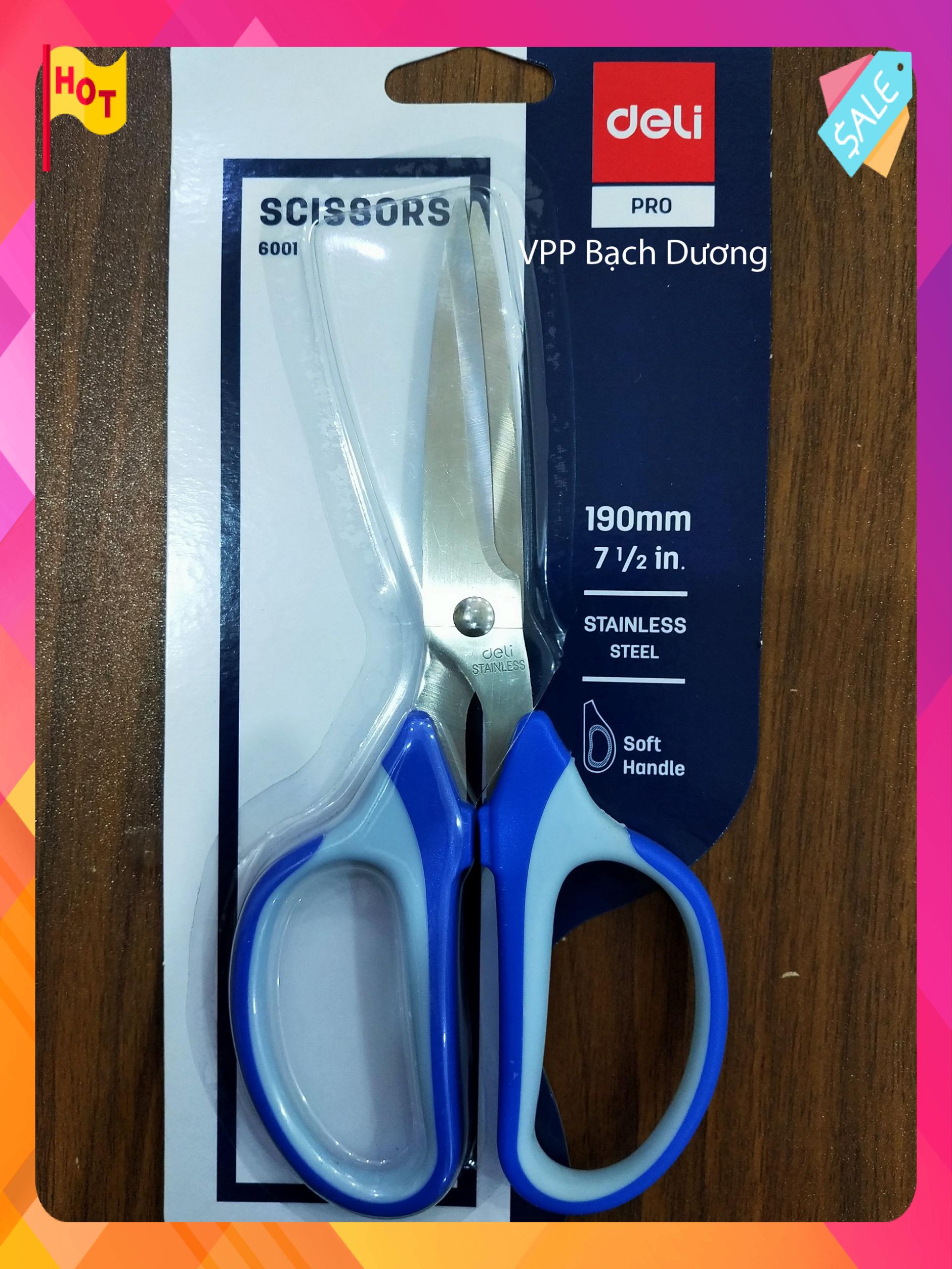Kéo Deli 6001 - cây - kéo cắt giấy