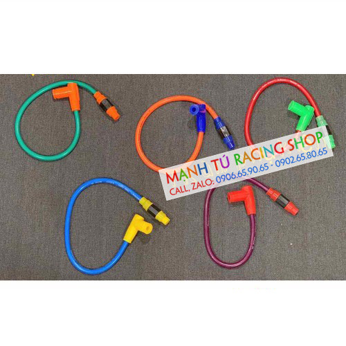 Dây + chụp bugi tăng áp màu - PhuTungVip