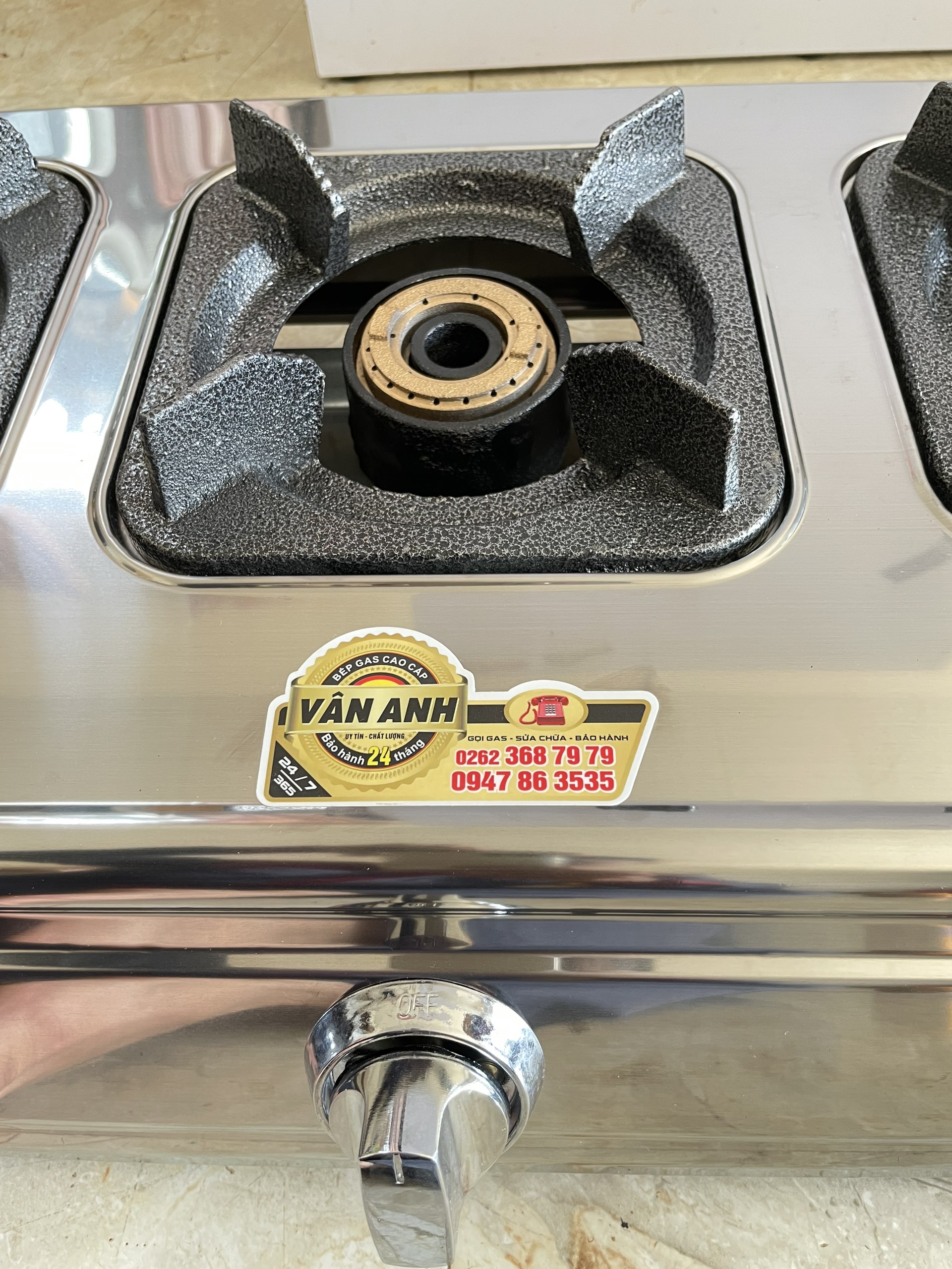 BẾP GAS 3 LÒ KHÈ CAO ÁP