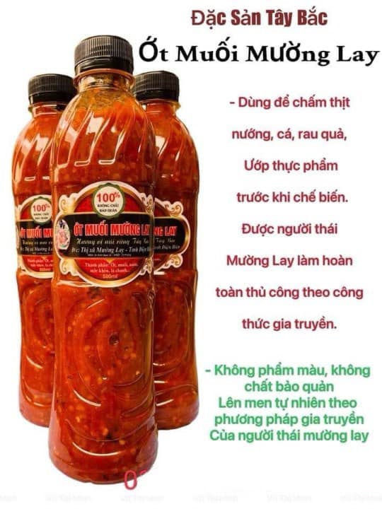 tương ớt mường lay điện biên