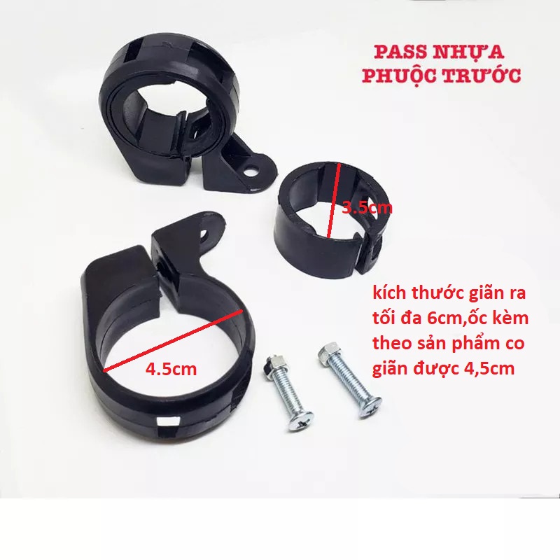Pat phuộc trước xe máy gắn đồ chơi xe ( giá 1 cặp )