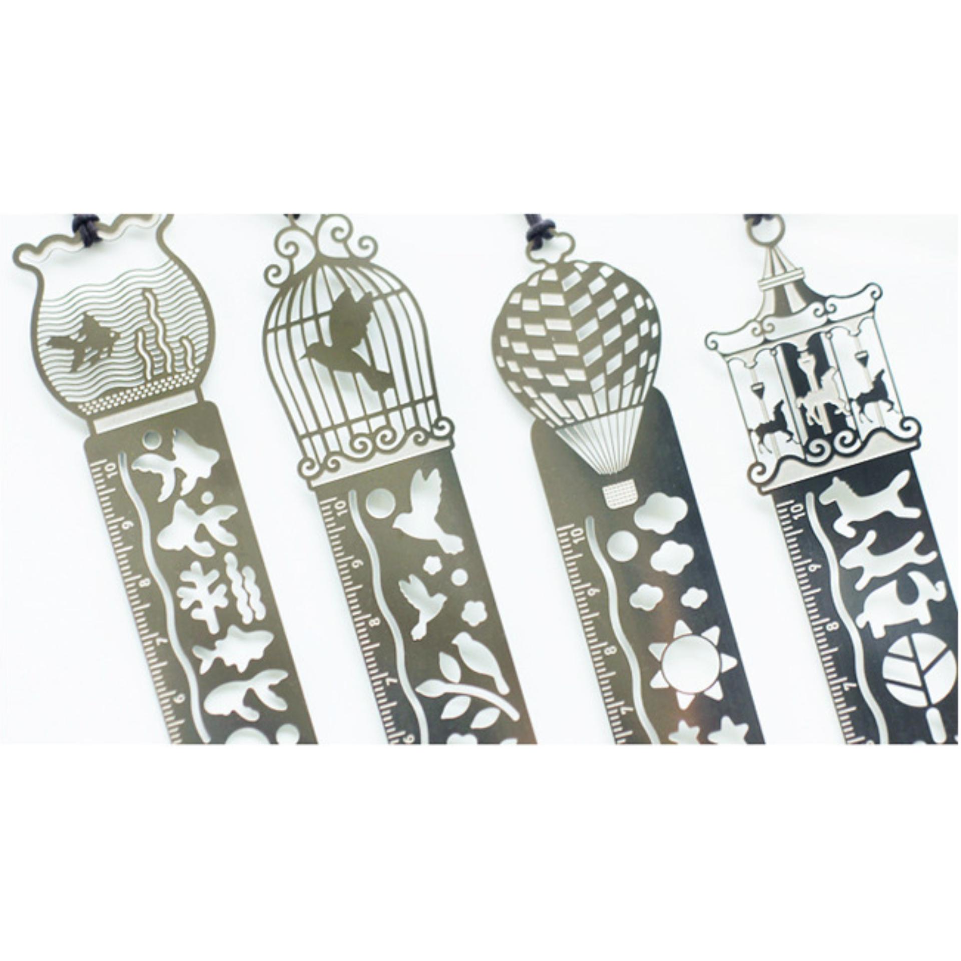 [HCM]Thước Vẽ Trang Trí Ruler Bookmark - Hot - Air Balloon
