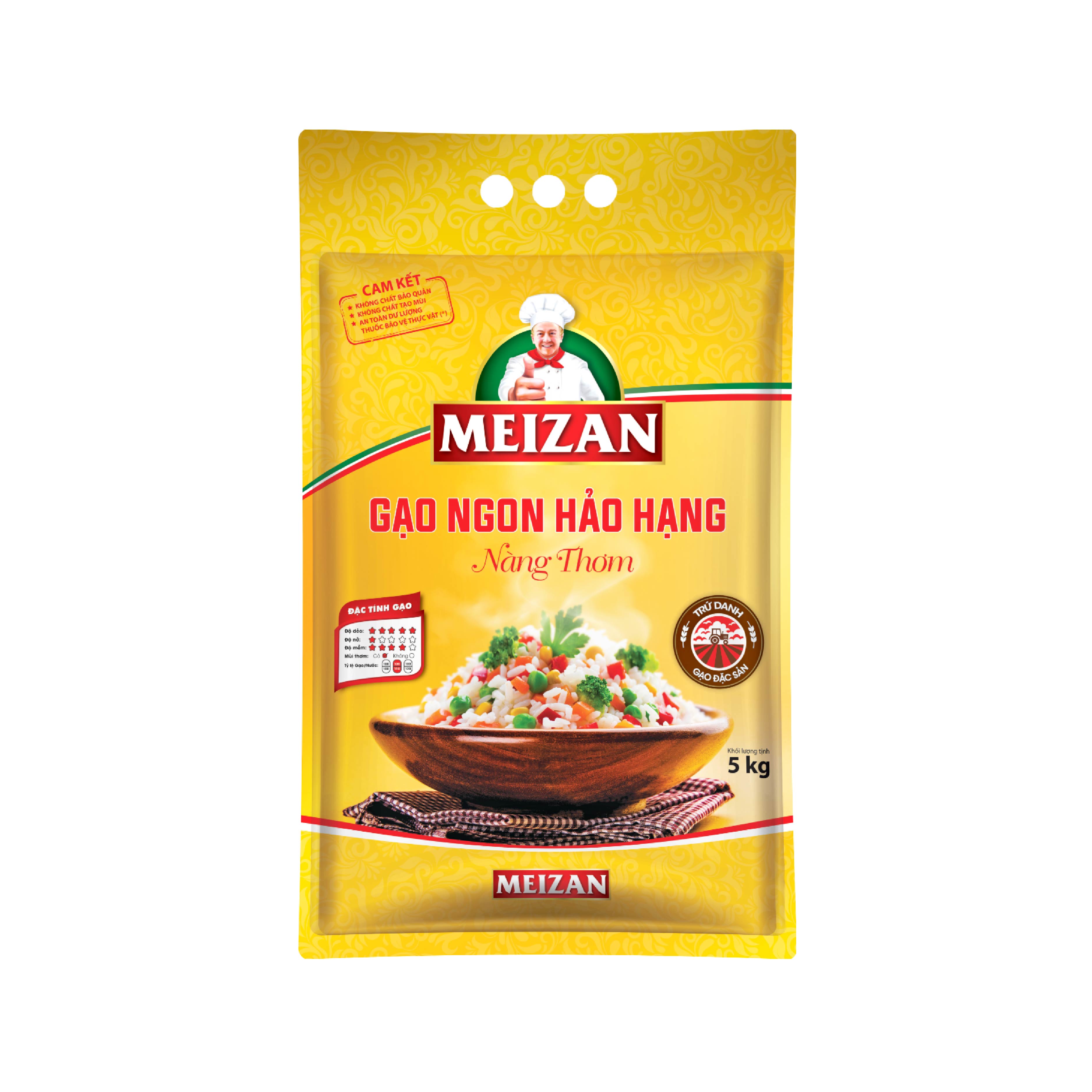 [5KG] Gạo Meizan Nàng Thơm