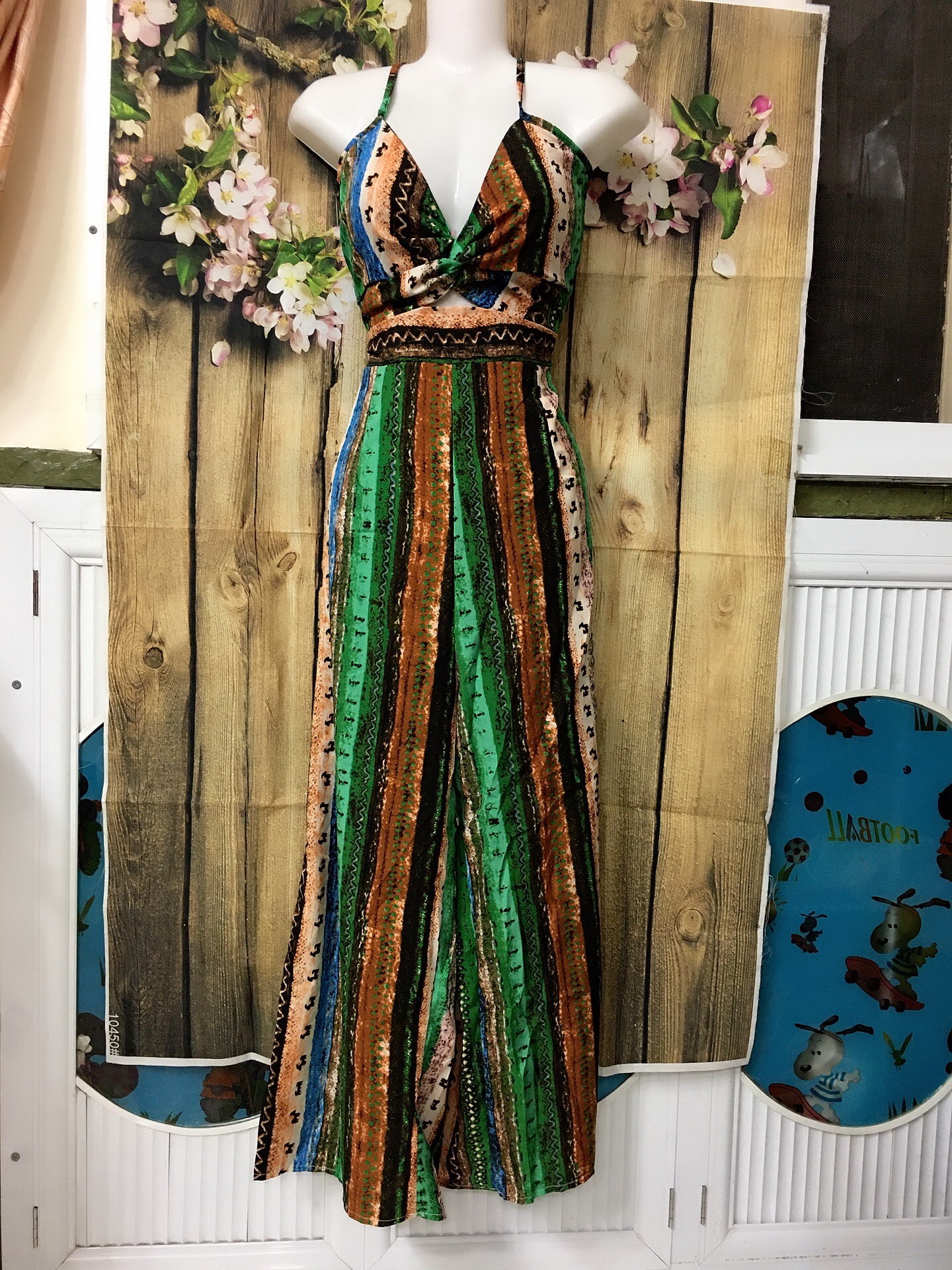 Jumpsuit size 40-52 kí ( lụa giản nhẹ ) vòng eo 68 cm trở xuống