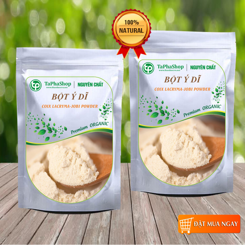 [HOT] Bột ý dĩ nguyên chất 100g - Thảo Dược Tấn Phát