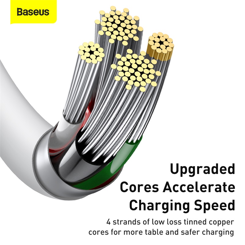 Baseus 2.4A Fast Charging USB Cable for iPhone 12 Pro Max Phone Charger Data Cable for iPhone 11 Pro 8 XR X 7 Plus USB Cable Fast Charge Cable