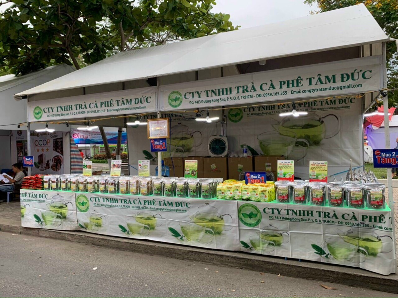 Trà Thảo mộc Hồng sâm Tâm Đức Trà túi lọc