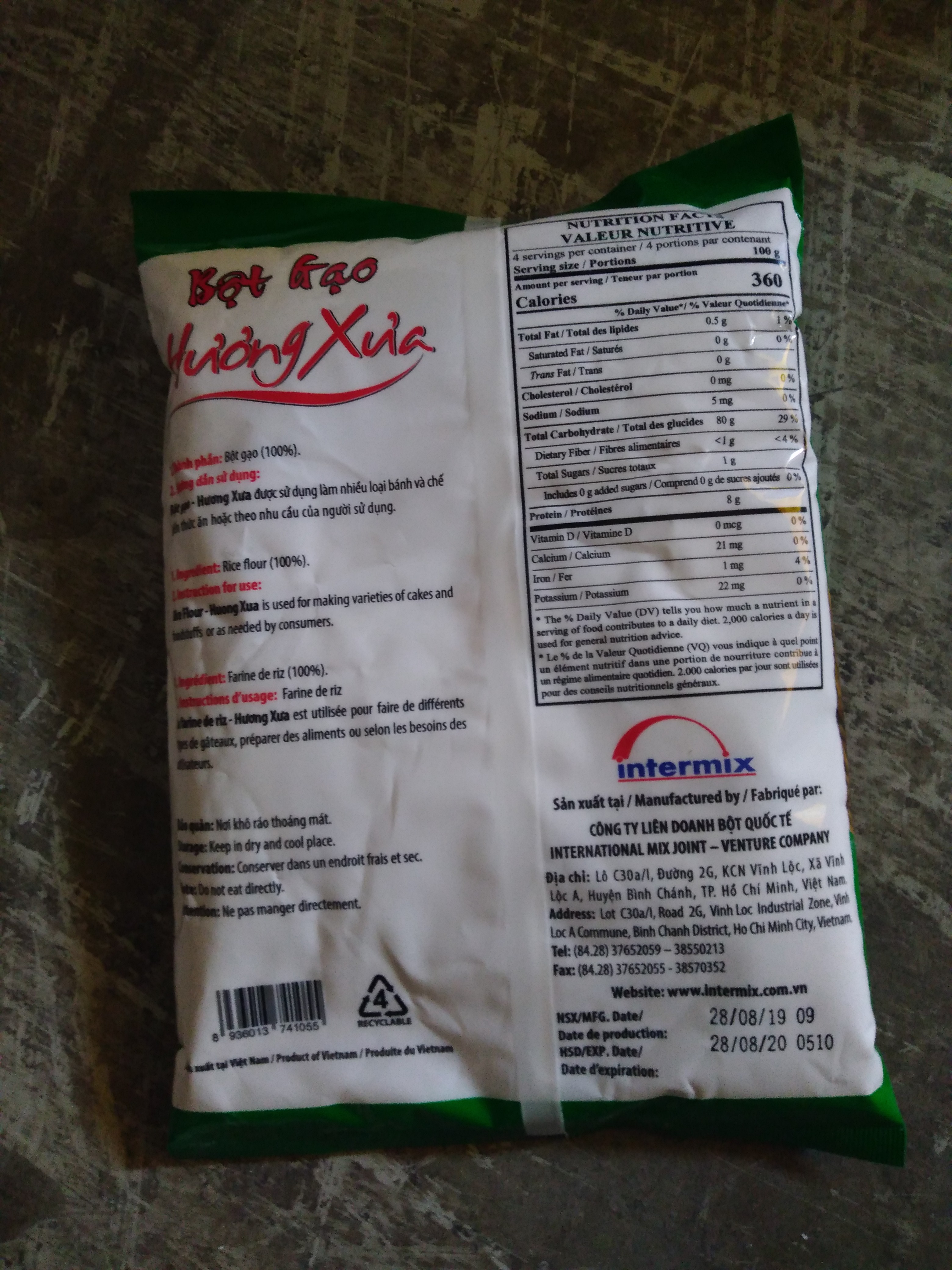 Bột gạo Mikko hương xưa 400g