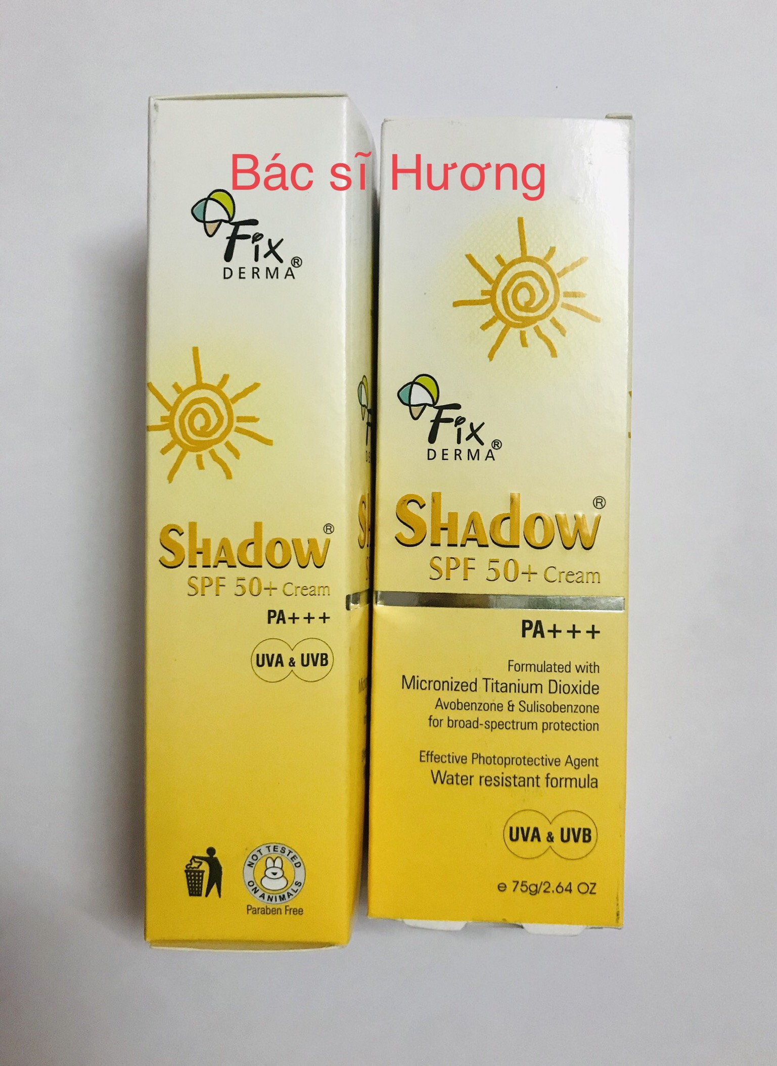Kem chống nắng Fixderma Shadow SPF 50+ Cream 75g