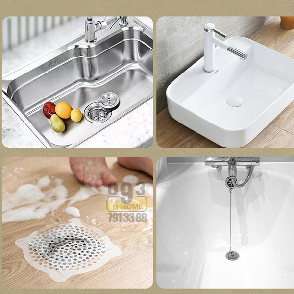 Combo 30 Miếng Lưới Lược Rác Túi Lọc Rác