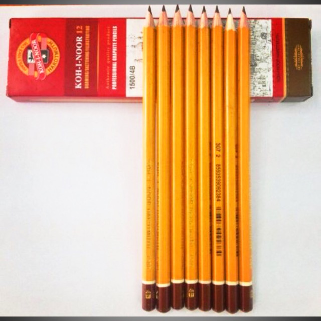 Chì Tiệp - HB, 2B, 3B, 4B, 5B, 6B, 7B, 8B