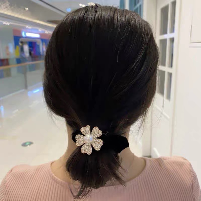Combo 5 dây cột tóc nhung đính đá
