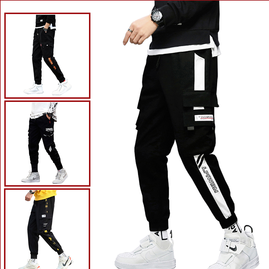 Quần JOGGER Túi Hộp Nam Hai Túi Hộp Viền Điểm Màu Vàng Cá Tính Chất Thun BC Cao Cấp Siêu Co Giãn Thời Trang FORYOU JOGGER NAM 50-51-52-53