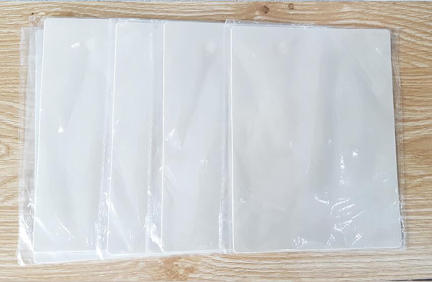 [HCM](5 miếng) Da giả xăm trơn trắng 19x14.5cm