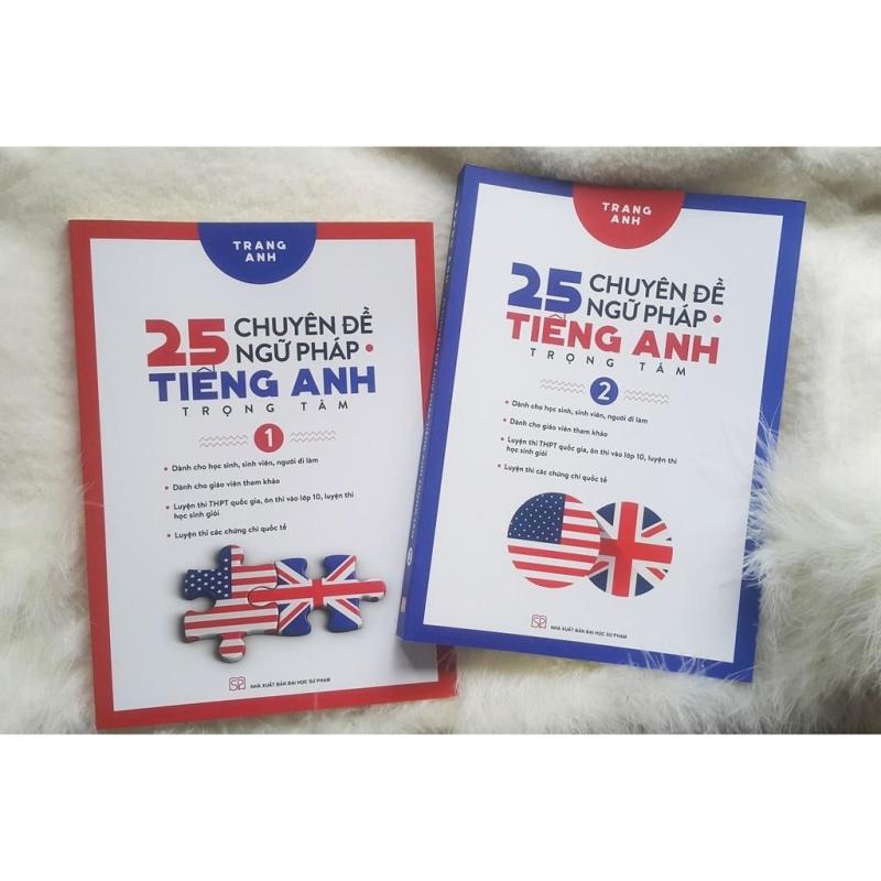Mua Sách - Combo 25 Chuyên Đề Ngữ Pháp Tiếng Anh Trọng Tâm Tập 1 và Tập 2 (Trọn Bộ 2 Tập)