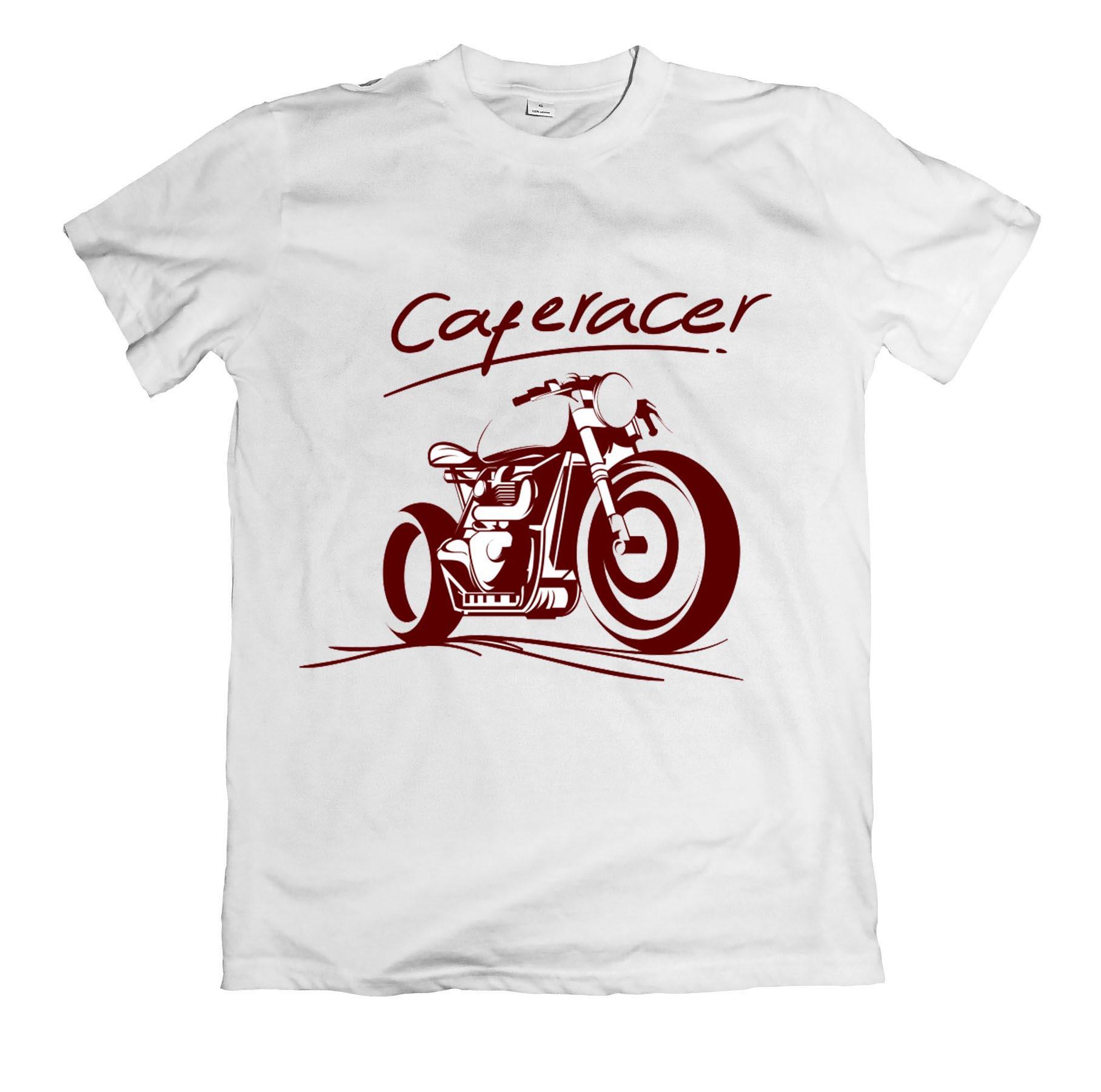 Áo thun giá rẻ in hình caferacer cực chất