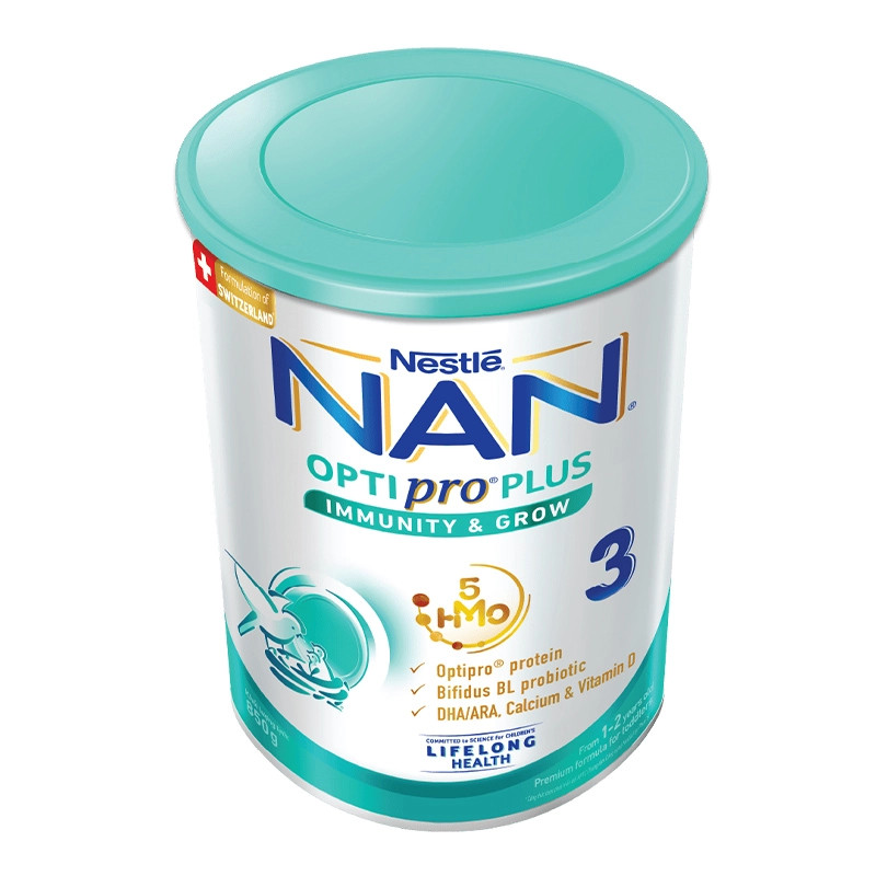 Sữa Bột Nestle NAN OPTI PRO PLUS 5HMO 3 – Hộp 800g.