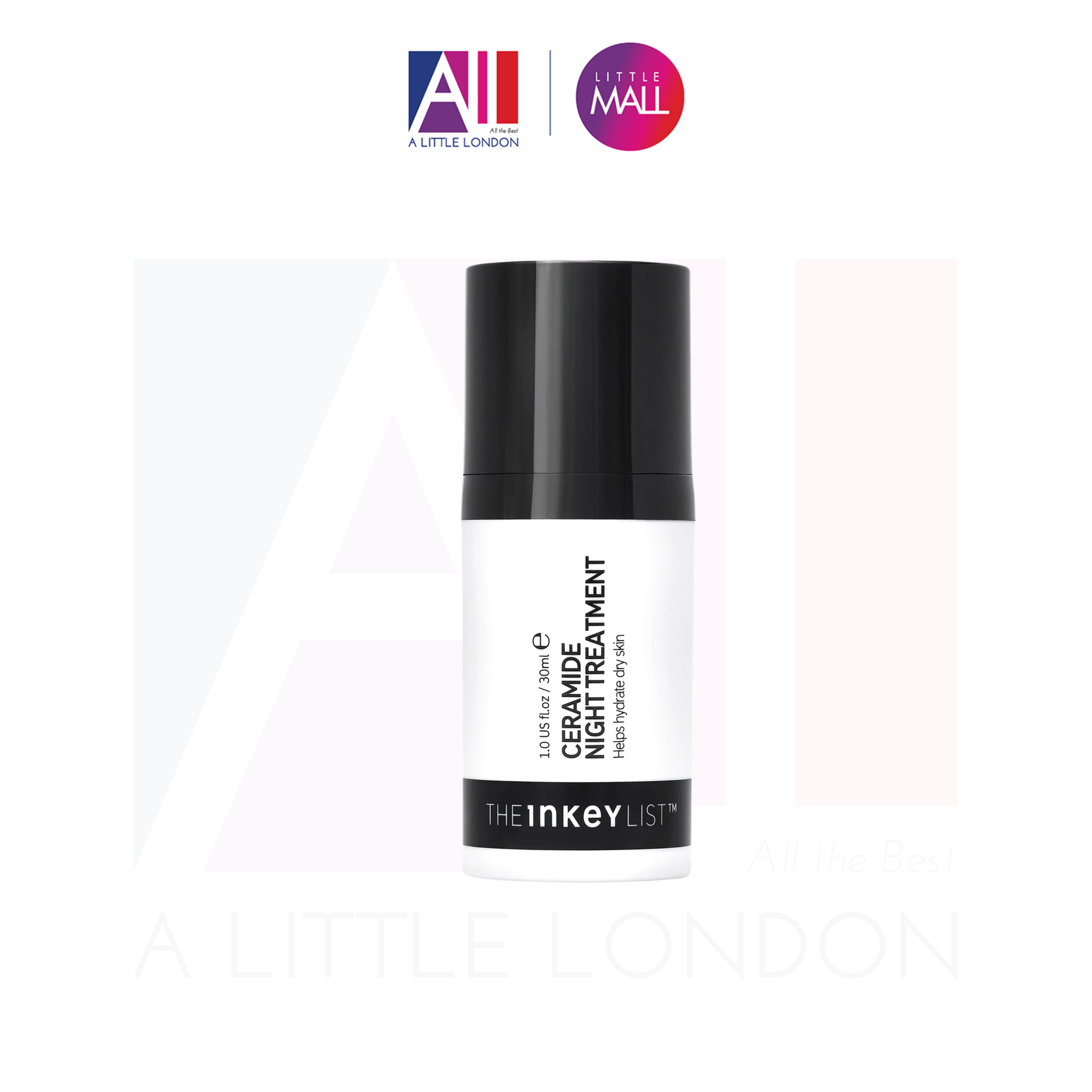Tinh chất dưỡng đêm The Inkey List Ceramide Night Treatment - 30ml (Bill Anh)