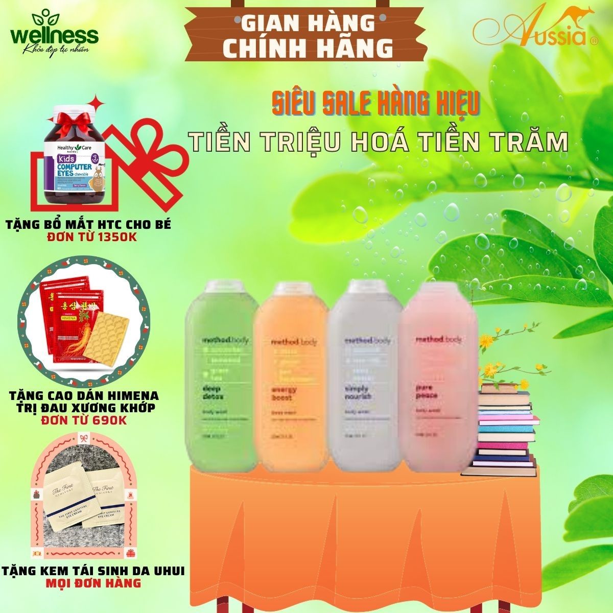 Sữa tắm dưỡng ẩm Method Body Organic 532ml