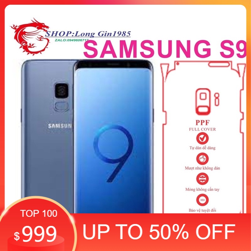 Samsung S9 miếng dán trong Ppf mặt sau va trước chống va đập tốt chống trầy xước