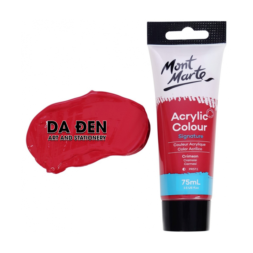 [HCM]Màu Mont Marte Acrylic Colour 75ml (2.54oz) - Crimson