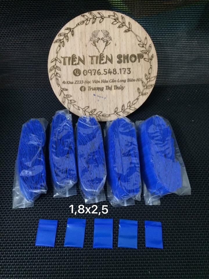 gói 100 túi zip xanh dương chọn size