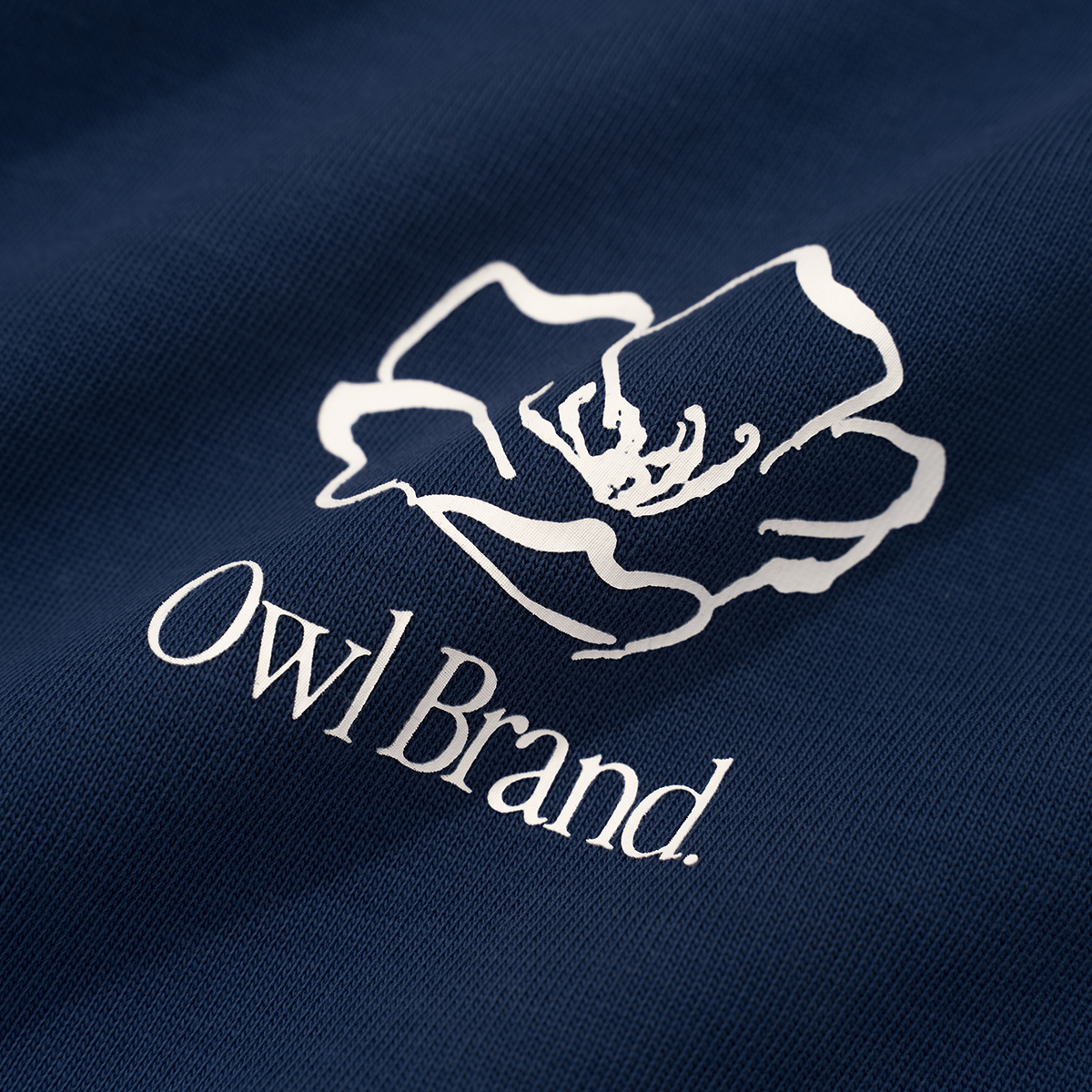 Áo thun Owlbrand Flower/Navy