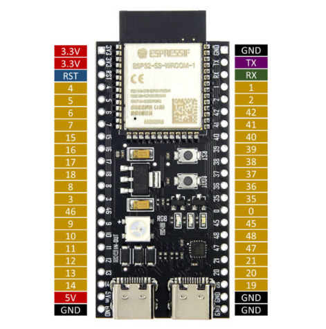 Mạch ESP32 S3 WROOM 1 WIFI BLE 5.0 DEV BOARD