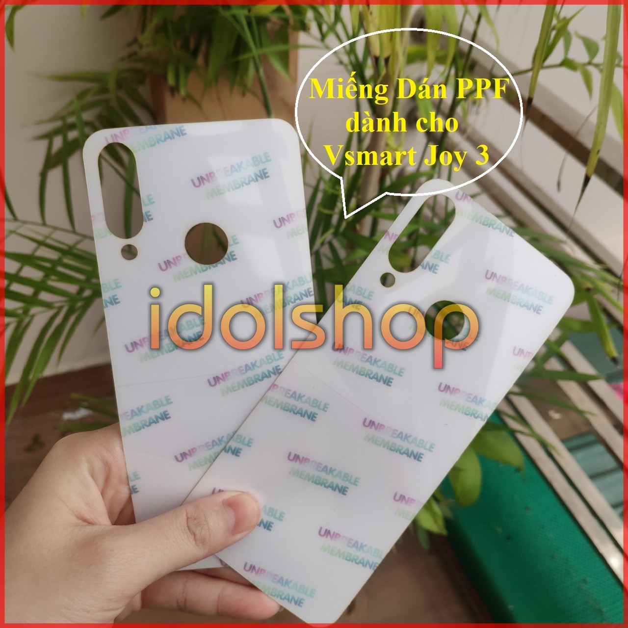 Miếng dán PPF chống trầy Xước dành cho Vsmart Joy 3